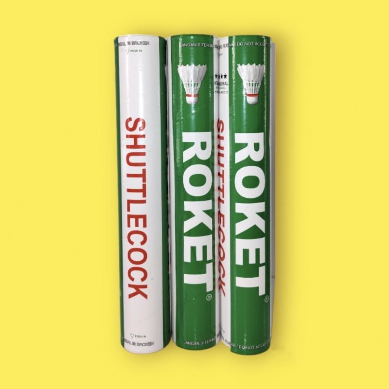 Kok Badminton / Shuttlecock Badminton ROKET HIJAU ORIGINAL