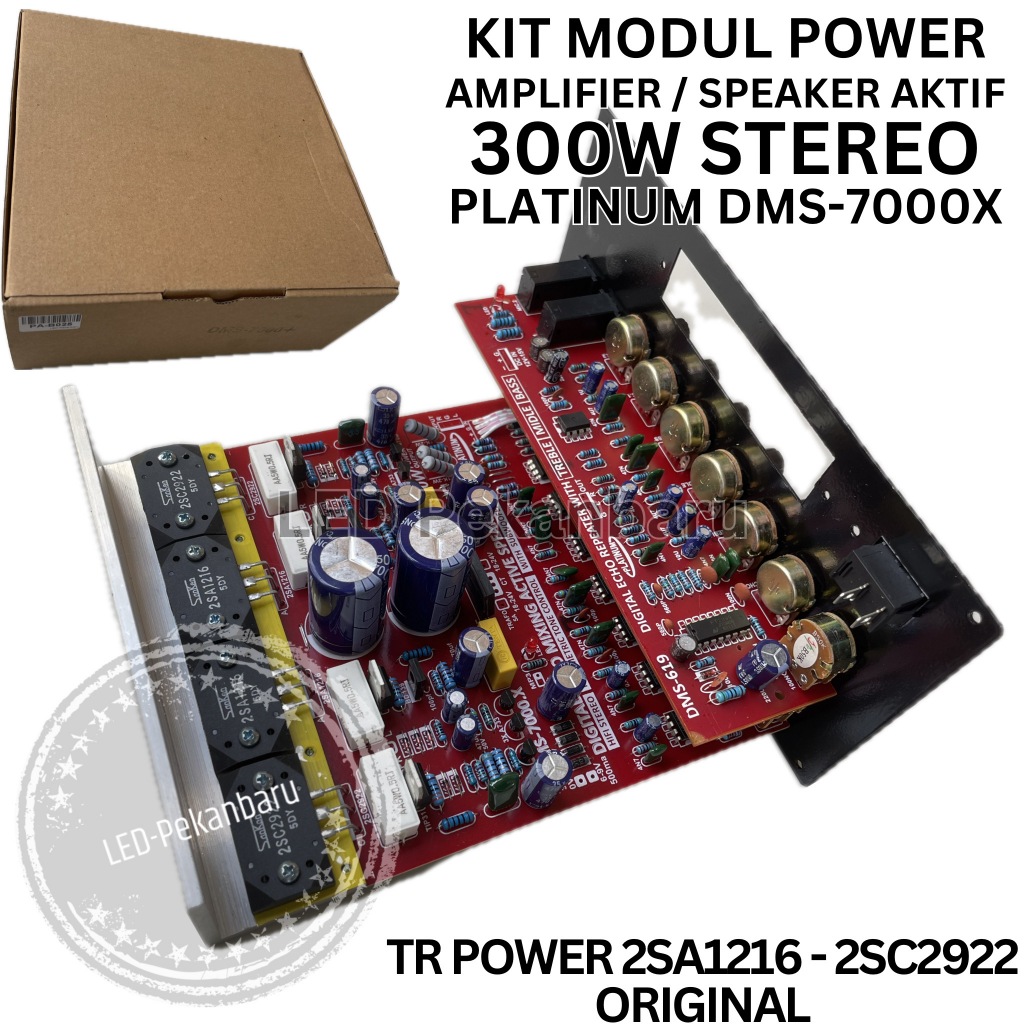 KIT AUDIO MODUL SPEAKER AKTIF 300W STEREO AMPLI RAKITAN SLOT MP3 BLUETOOTH TR FINAL POWER AMPLIFIER 