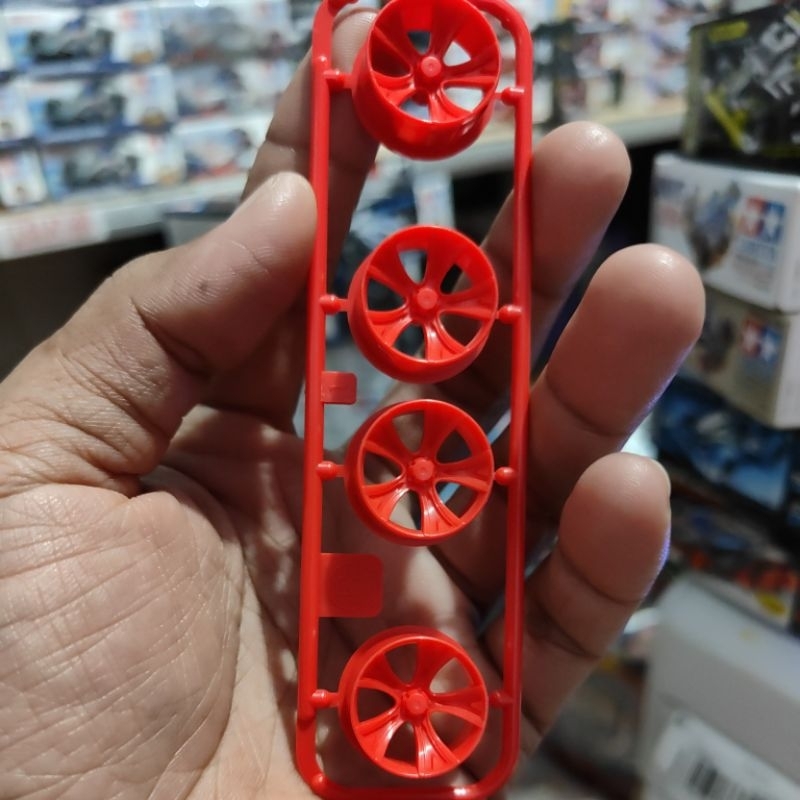 Tamiya Pelek Velg  Medium A Spoke Merah Red