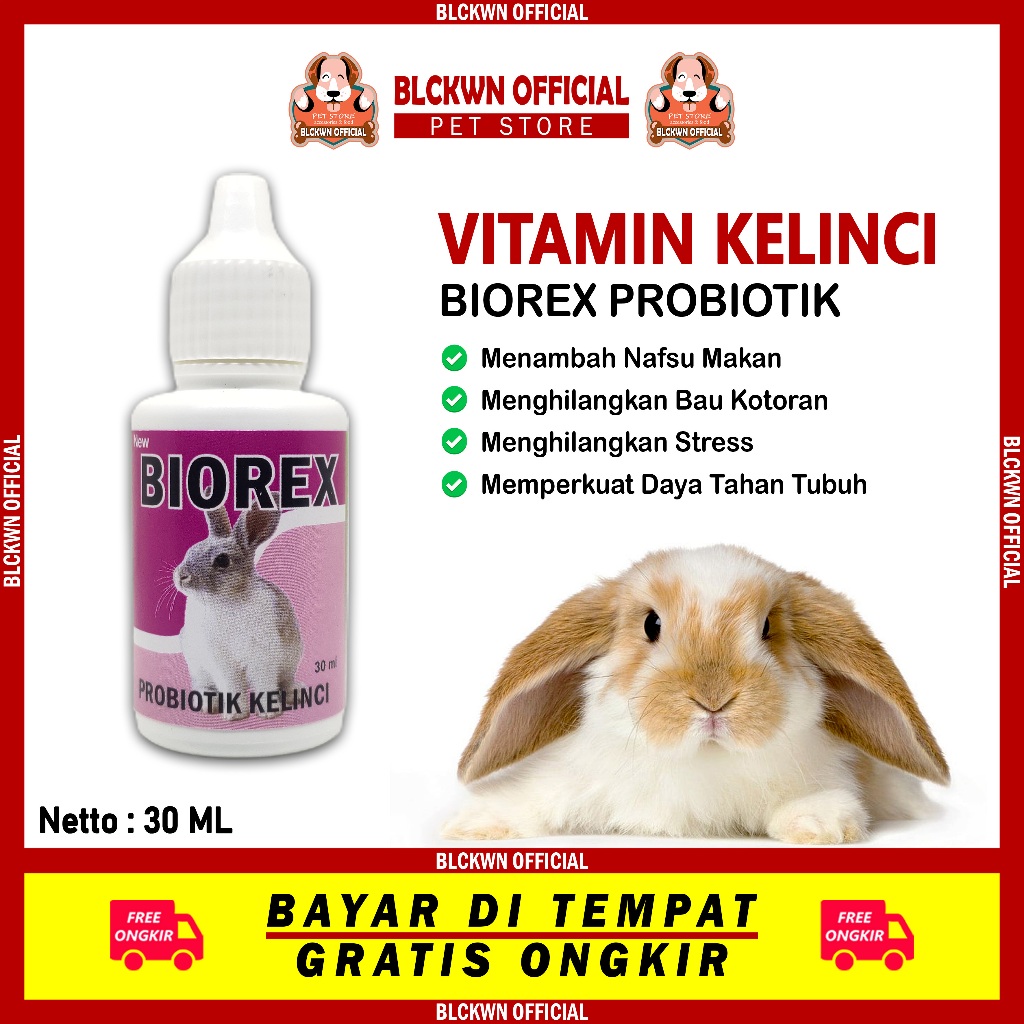 Vitamin Kelinci Penambah Nafsu Makan Biorex