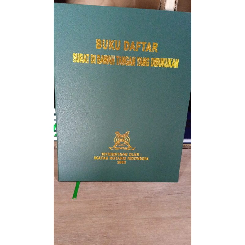 

BUKU DAFTAR SURAT DI BAWAH TANGAN YANG DI BUKUKAN