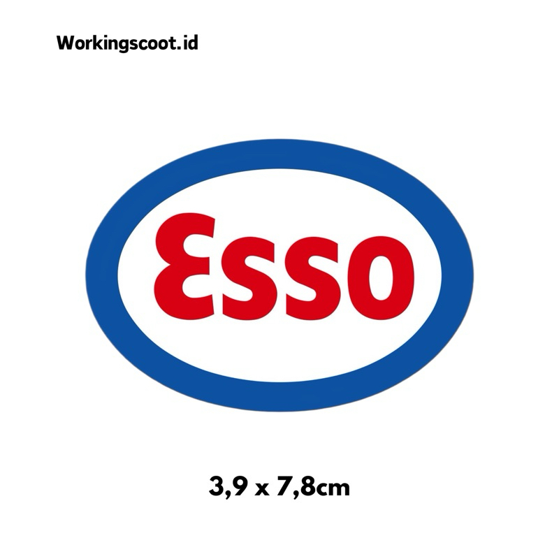 

Sticker ESSO | Stiker Oil ESSO |Stiker Vintage