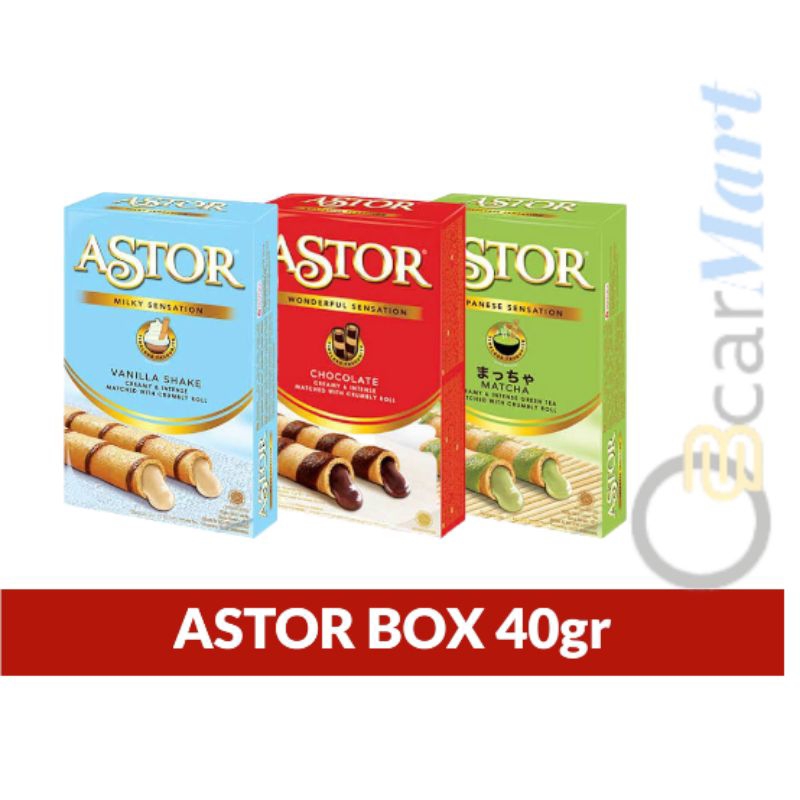 

Wafer ASTOR Box 40gr 1 Dus Coklat Vanilla Matcha