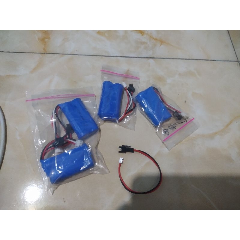 baterai 2s 7,4volt