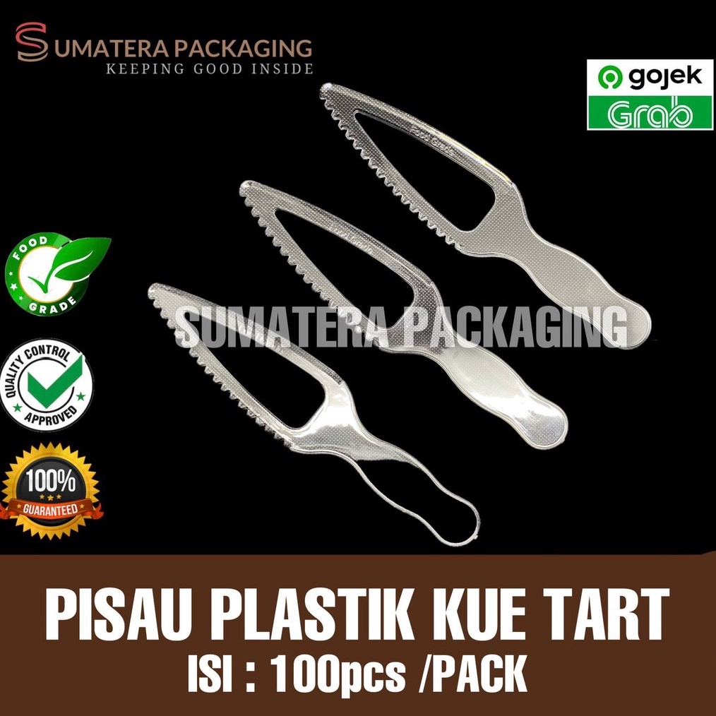 KODE P1J Pisau Kue Tart STERIL  KOREK API Pack 1 Pcs Bening Cake Ultah Murah Medan