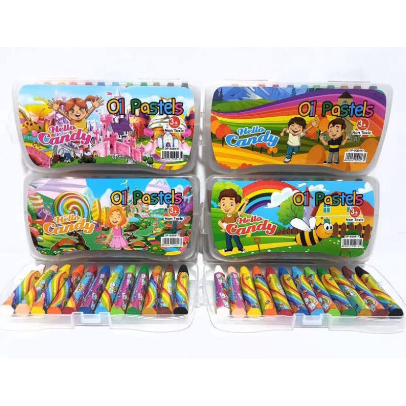

PRODUCT TERPOPULER Crayon Oil Pastel Set 12 Warna Karakter Fancy