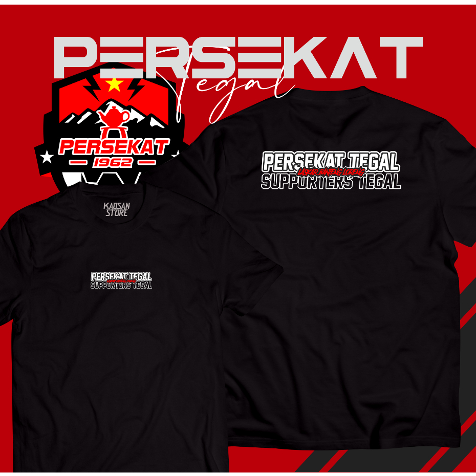 Kaos Persekat Tegal Tshirt Persekat Supporter Tegal Laskar Banteng Loreng