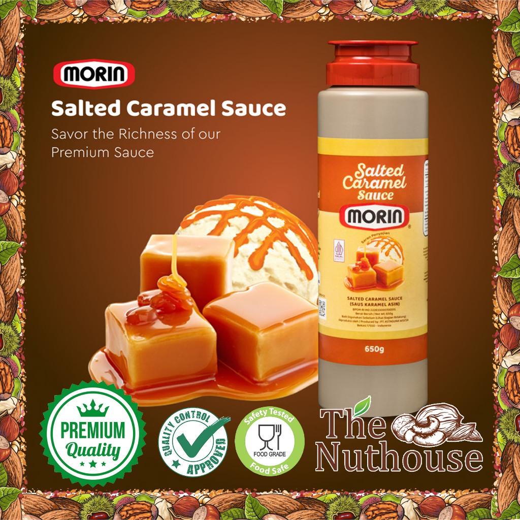 

Morin Salted Caramel Sauce Tube 650gr