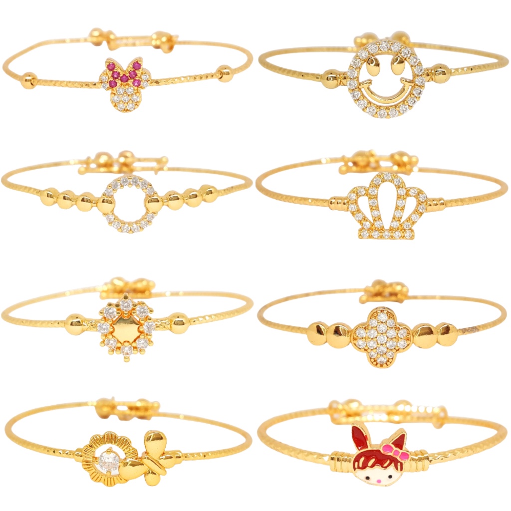 DISCOUNT XA3  Gelang Anak Perempuan  Gelang Xuping Lapis Emas