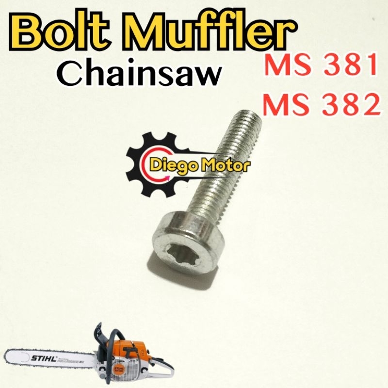MS381 MS382 Baut Knalpot Mesin Chainsaw Senso Sthil 381 382