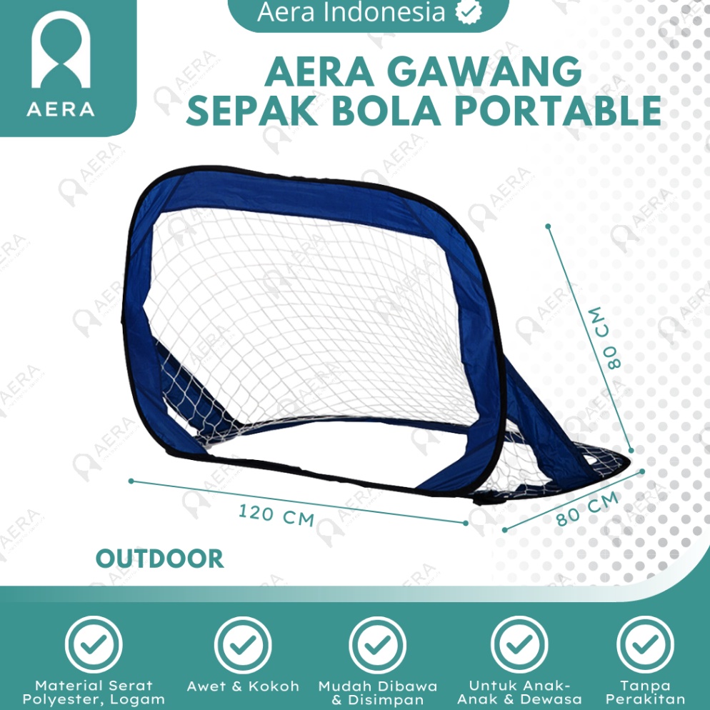 KODE K29F AERA Gawang Sepak Bola Portable  Gawang Lipat Anak  Soccer Game Mini Sepak Bola Portable  