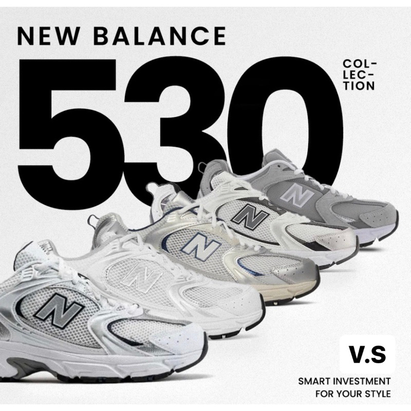 New Balance 530 Steel Grey Silver 100% ORIGINAL BNIB Sneakers Casual Pria Wanita Sepatu Ori Murah Se
