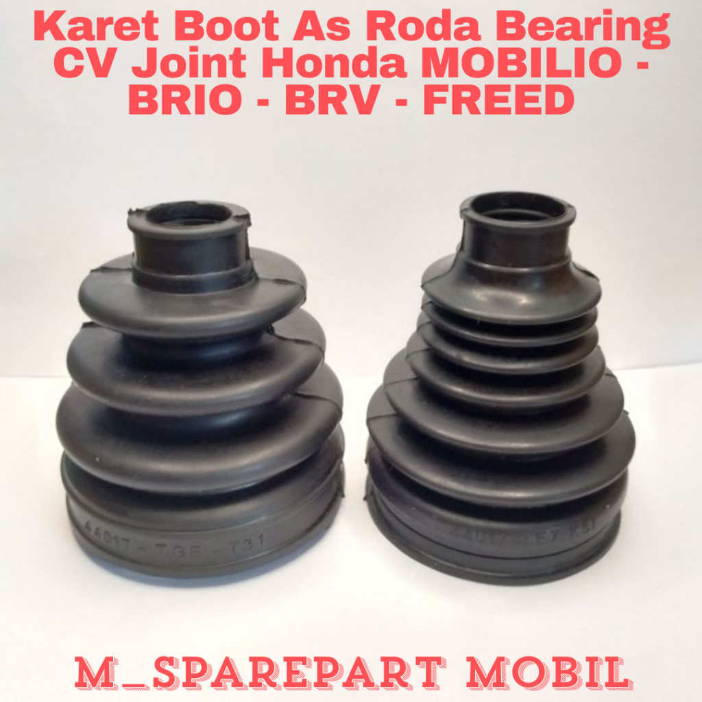 SPAREPART MOBIL PREMIUM KARET BOOT AS RODA CV JOINT HONDA MOBILIO - BRIO - BRV
