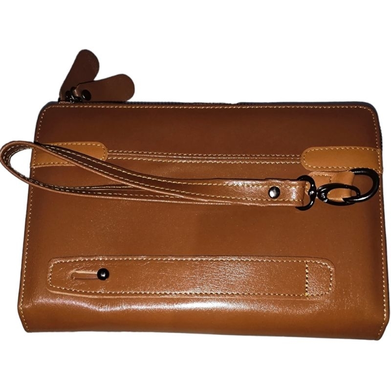 Hand bag pria kulit asli full up garut punya