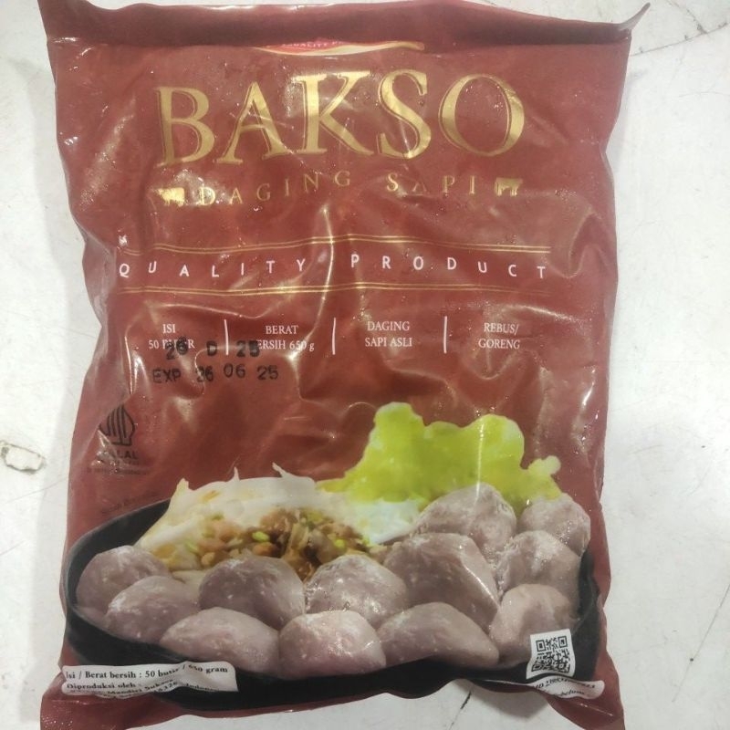 

Bakso sapi hanwe 50s 650gr / bakso sapi premium