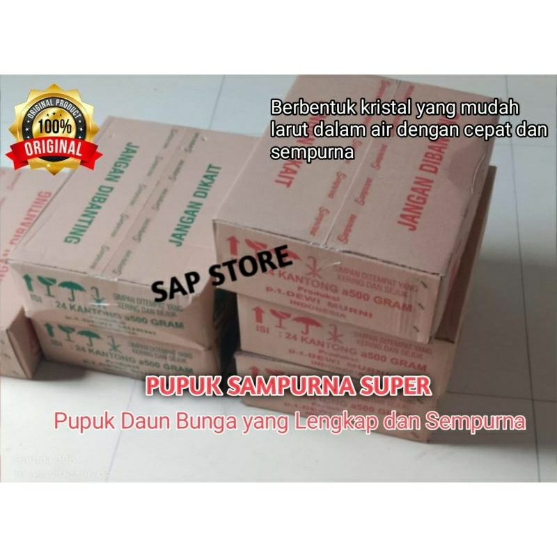 PUPUK SAMPURNA B / D SUPER 500 gram | 1 Dus (24 pcs)