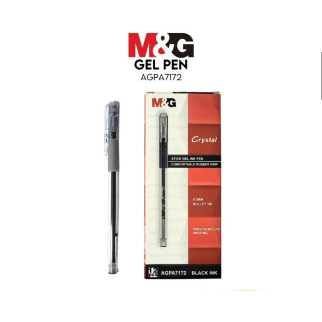 

Ballpoint Gel Pen M&G AGPA7172 Pulpen Gel Hitam 0,5mm