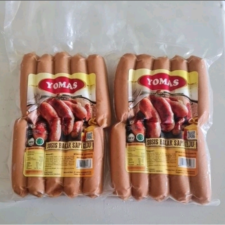 

Yomas Sosis Sapi Bakar Keju 500gr Isi 10pcs