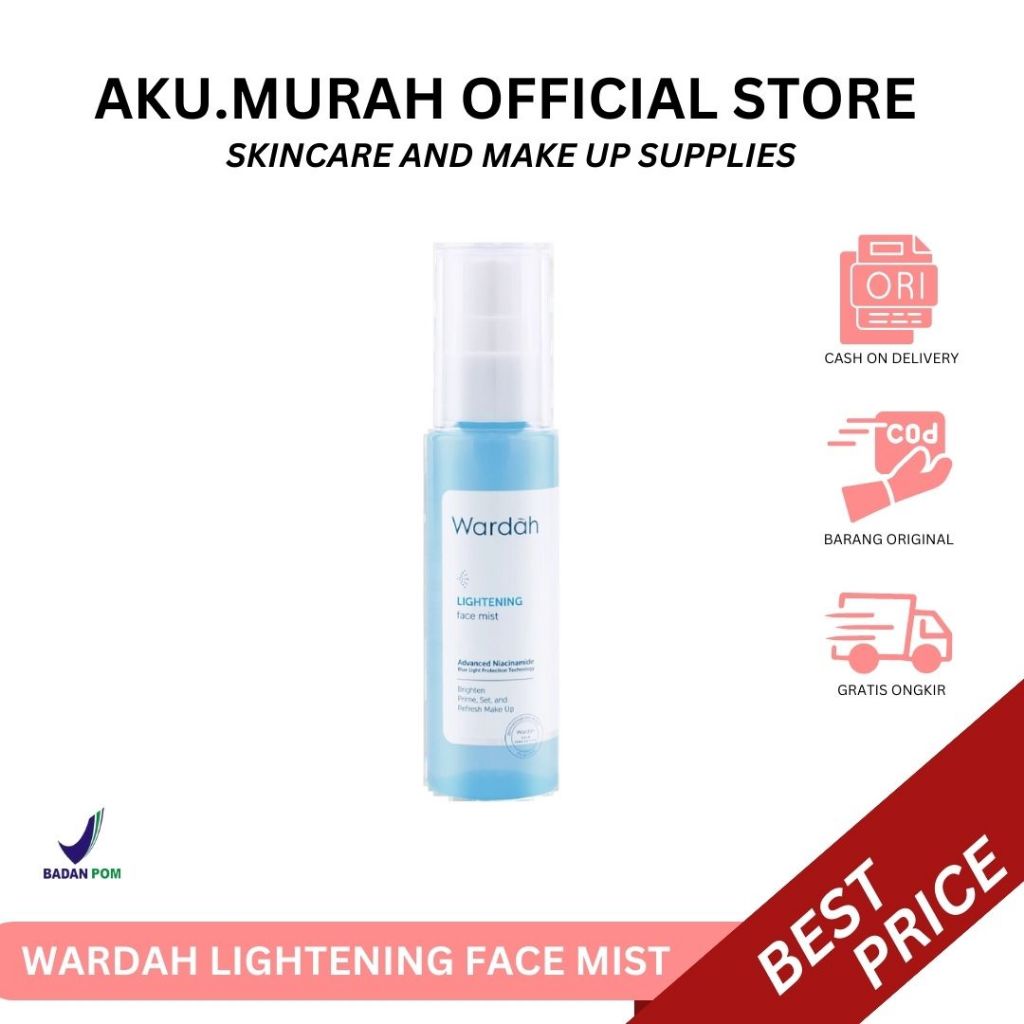 WARDAH LIGHTENING FACE MIST 60 ML | SETTING SPRAY WAJAH