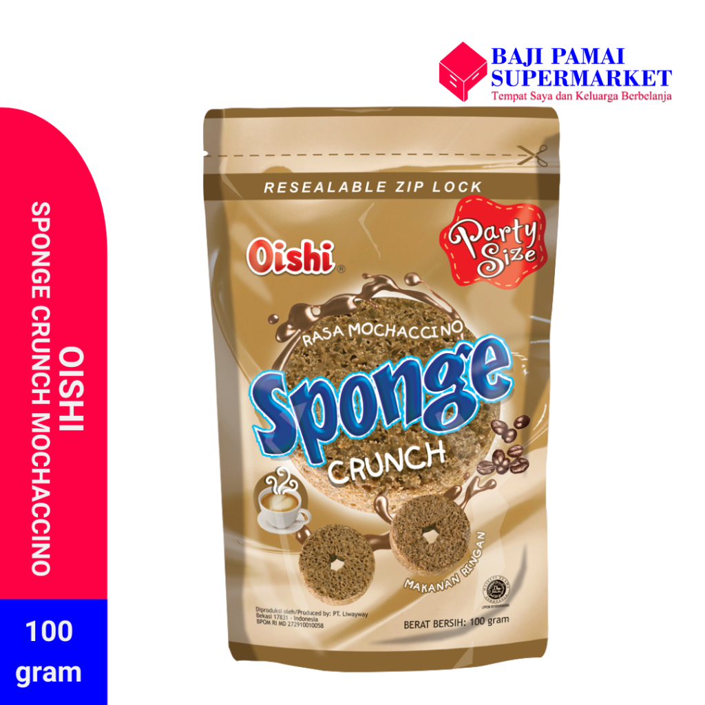 

Oishi Sponge Mochaccino 100gr