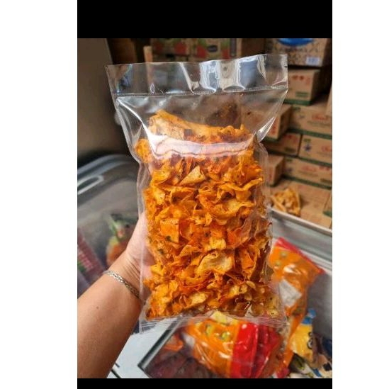 

Singkong kriwil pedas jeruk 250gr