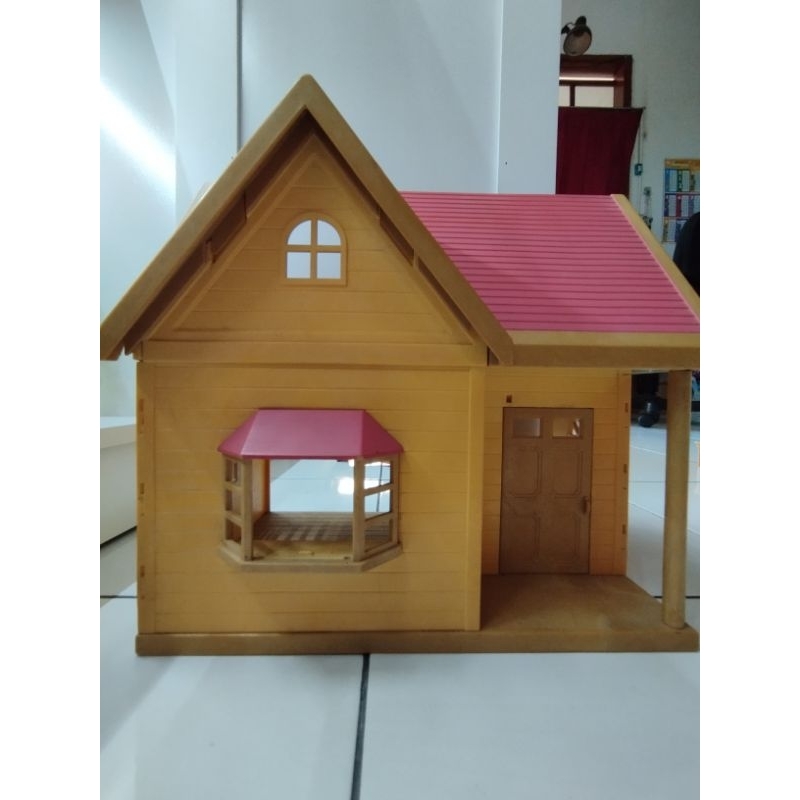 Sylvanian Families Rumah Rose Cottage Preloved (RARE )