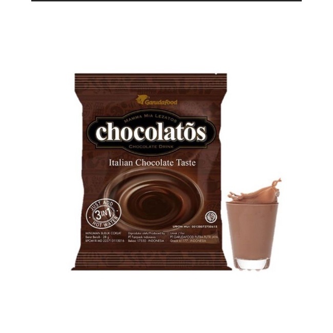 

Chocolatos Chocolate Drink 27 gr x10 (RENCENG)