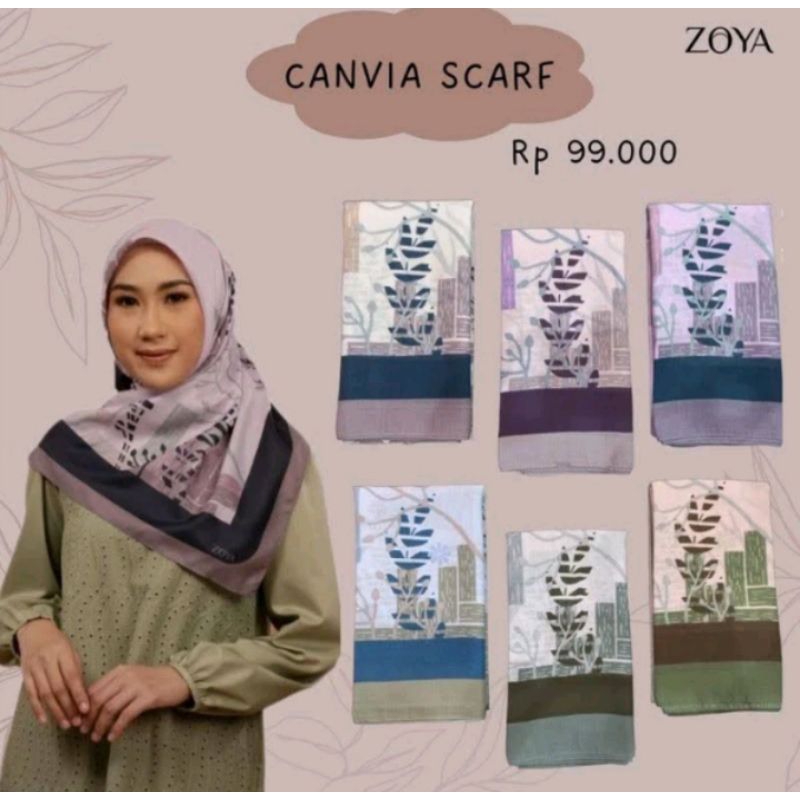 ZOYA CANVIA SCARF ZOYA SEGI EMPAT