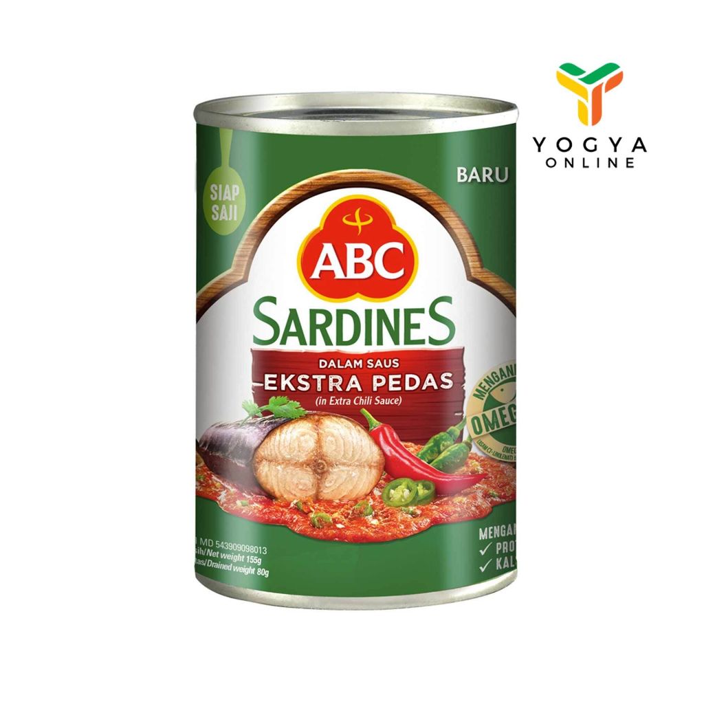

Abc Sarden Extra Hot 155 Gr Makanan Kaleng