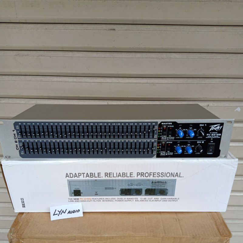 EQUALIZER PEAVEY PV231EQ STEREO 2X31 BAND PV 231 EQ