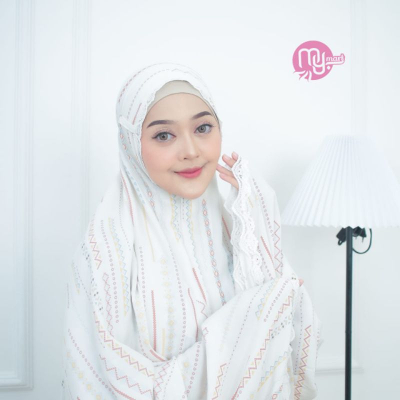 Mymart Mukena Jasmine 2 in 1 Katun Valencia Adem