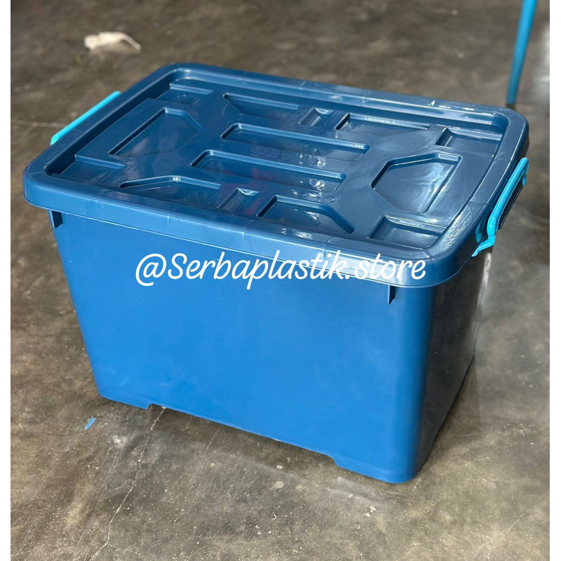 container biru 75 liter / Container box / kontainer tempat penyimpanan / kontainer warna P75 contain