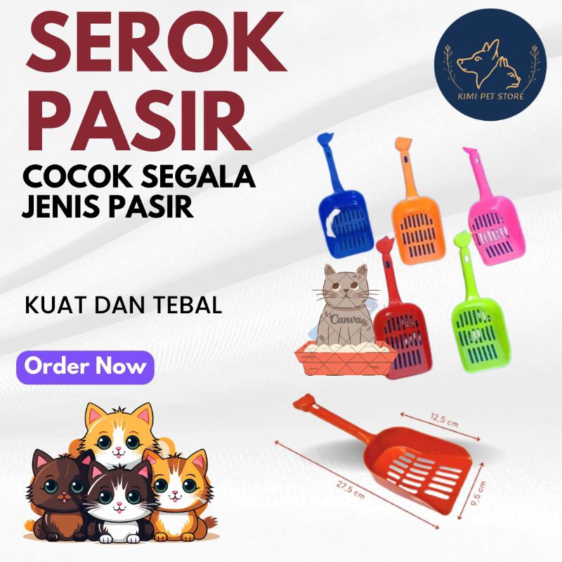 serok pasir kucing tebal merek chiro/ serok pasir chiro/ tebal dan kuat