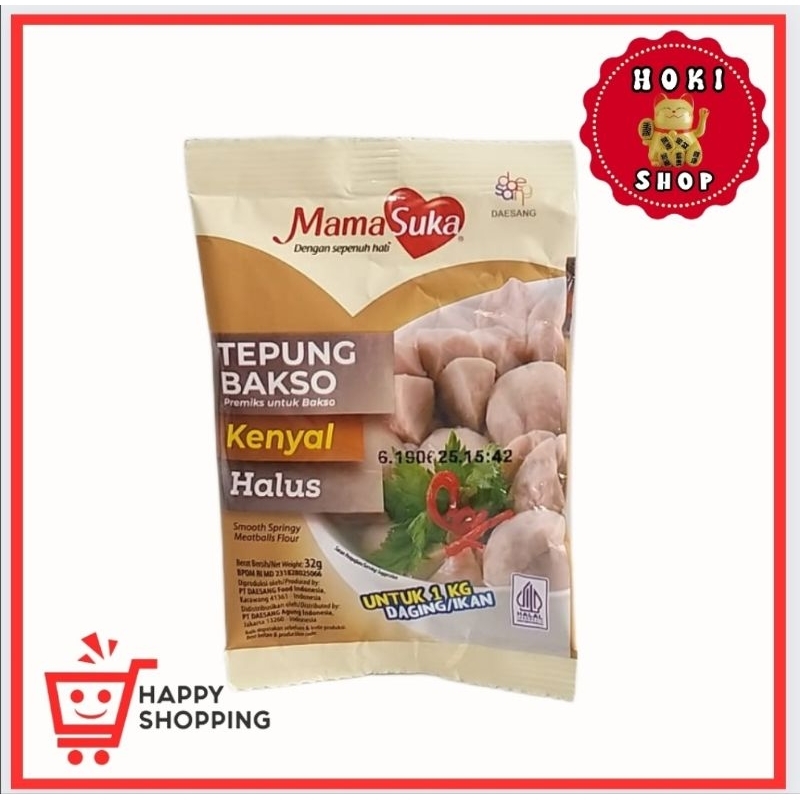 

✔MURAH Mamasuka Tepung Bakso Untuk 1kg Daging 32gr / Tepung Bakso Kenyal / Tepung Bakso