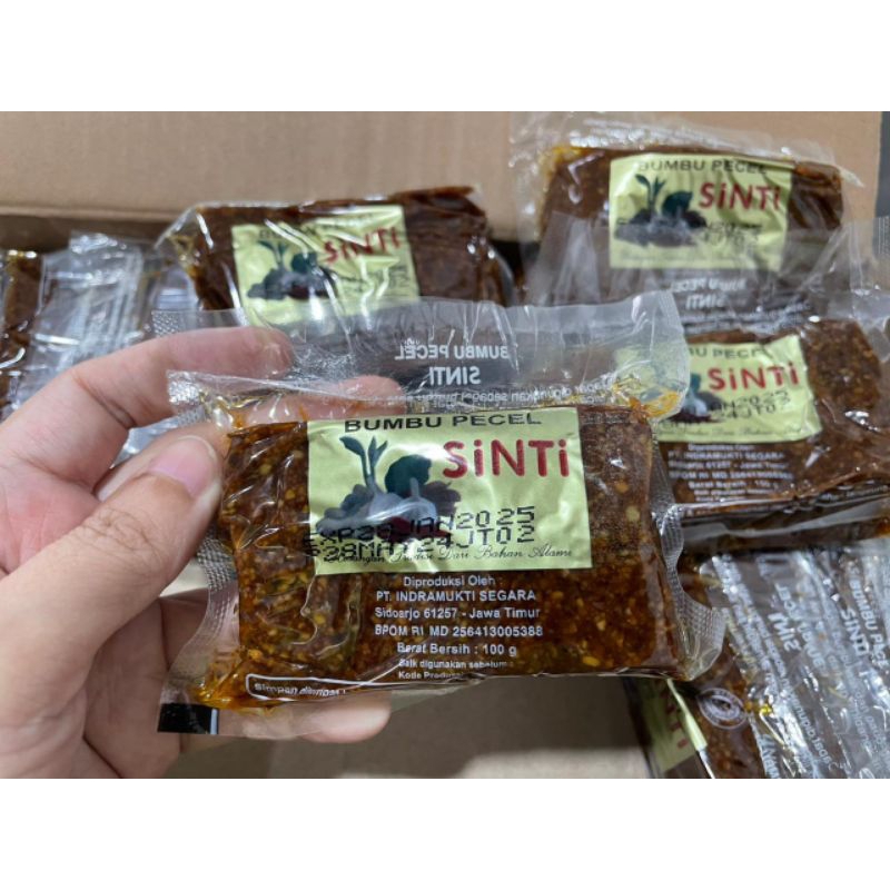 

Bumbu Pecel SINTI Sambel rujak Bumbu Kacang Sambel Pecel 100gram