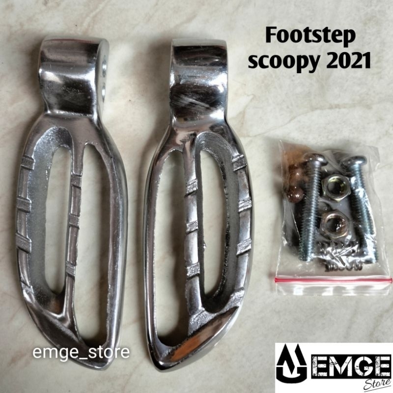 Footstep postep pijakan kaki belakang Scoopy 2021 High quality