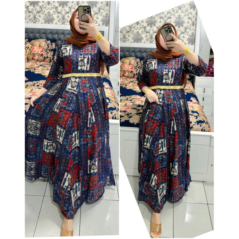 Gamis Hindi Amriani Gamis india Kw gamis hindi viral