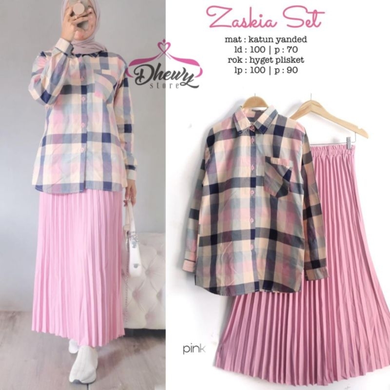 Zaskia setelan by dhewy