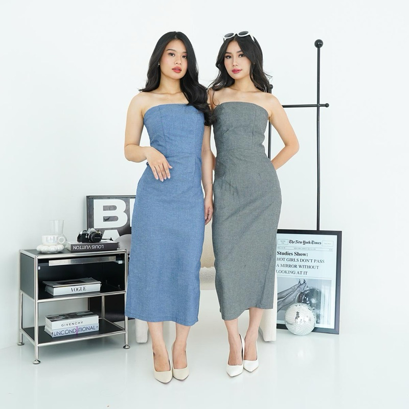 KEMBEN DRESS || KEMBEN DRESS DENIM || KEMBENWANITA