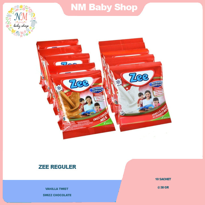 

ZEE SACHET VANILA COKLAT 10 sachet x 37 gr SSSC NM