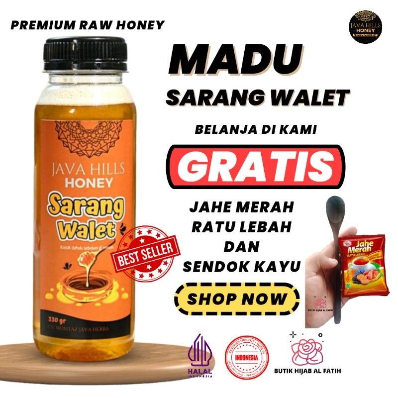 

Madu Javahills Sarang Walet kulit | kolagen | rambut rontok | glowing | lula Java hills Honey 320gr