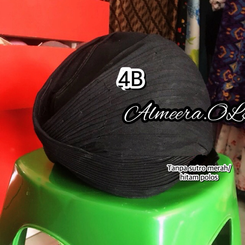 blangkon jogja mondol belakang