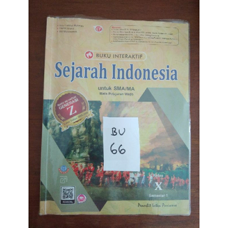 

SEJARAH INDONESIA UNTUK SMA/MA KELAS X SEMESTER 1(BU66)
