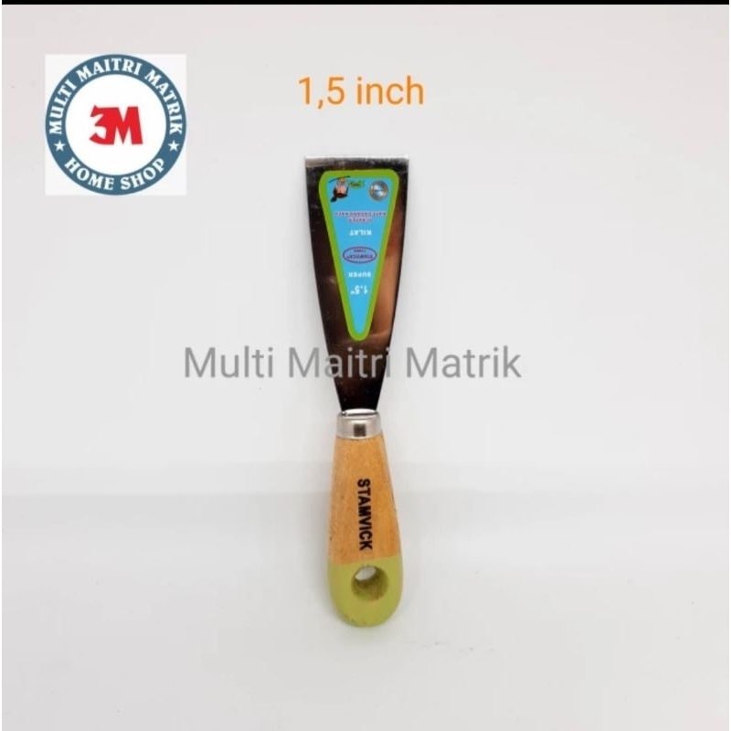Kape gagang kayu 1.5 inch Stamvick kilap / kape kapi cat / scrap