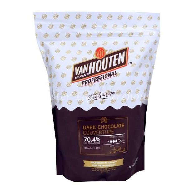 

Van Houten Professional Dark Chocolate Couverture 70,4% 1,5kg