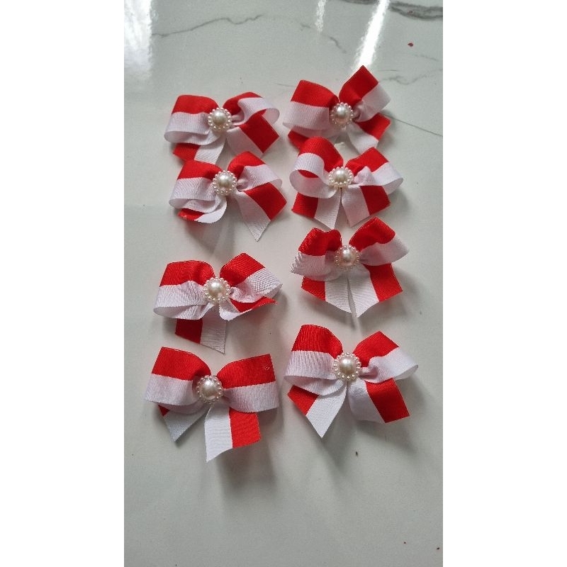 Bross pita merah putih /pernik 17an / pita 17 agustus