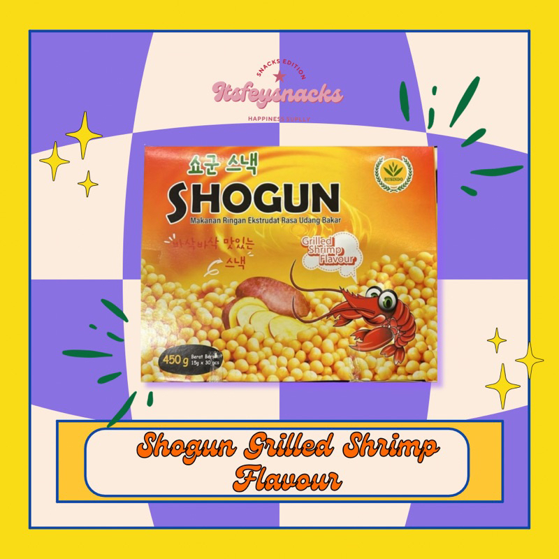 

[SHOGUN] GRILLED SHRIMP FLAVOUR SHOGUN PILUS