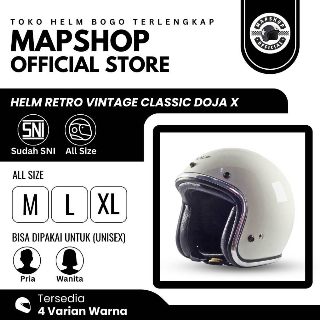 Helm Helem Hlem Retro Vintage Classic Klasik Carglos Cargloss Polos Ghotic Premium Rider Riders Rema