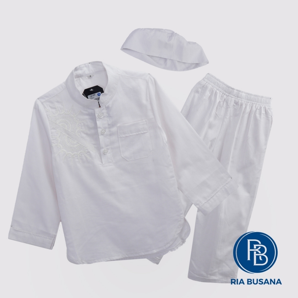 Ria Busana - Mika Mora - Koko Anak Putih Art. DI33