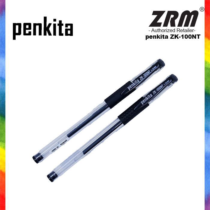 

Penkita Gel Pen / Pulpen mata jarum 0.38mm ZK-100NT
